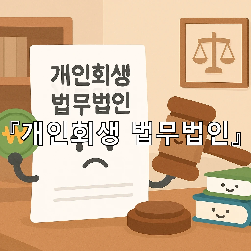개인회생법무법인과 함께 정리하는 빚의 방향과 숨 고르는 방법