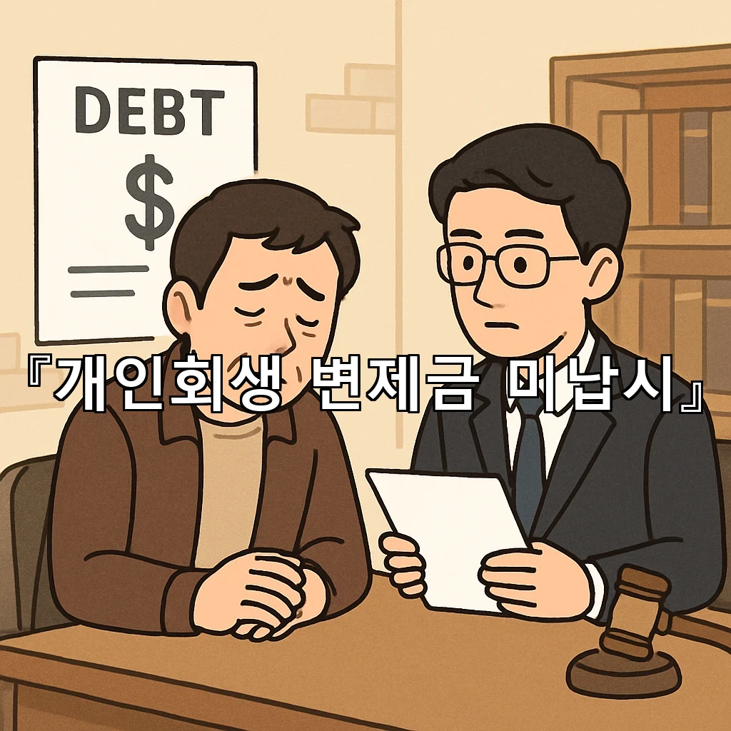 개인회생변제금미납시 한 번에 정리하는 현실적 점검 순서와 해법