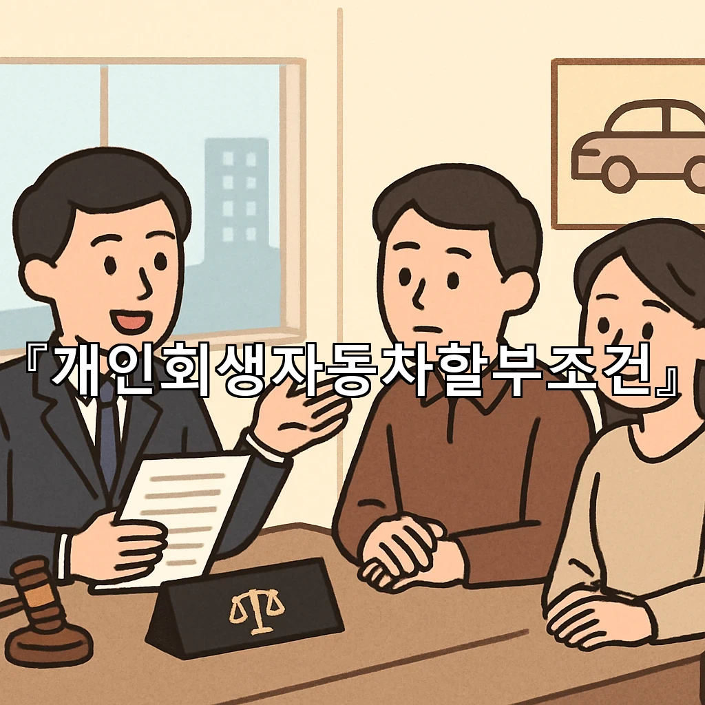개인회생자동차할부조건 실무에서 자주 놓치는 핵심 흐름 정리