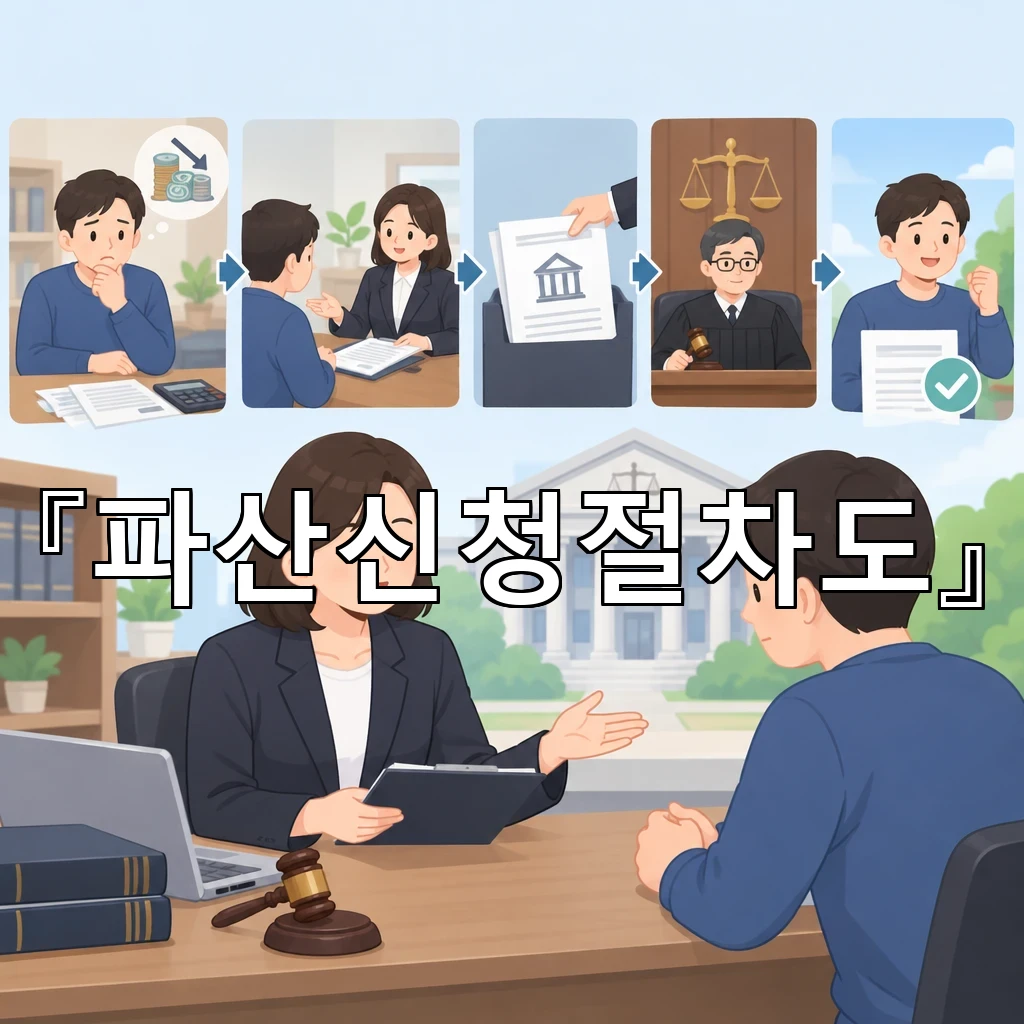 legal image 파산신청절차도 11920
