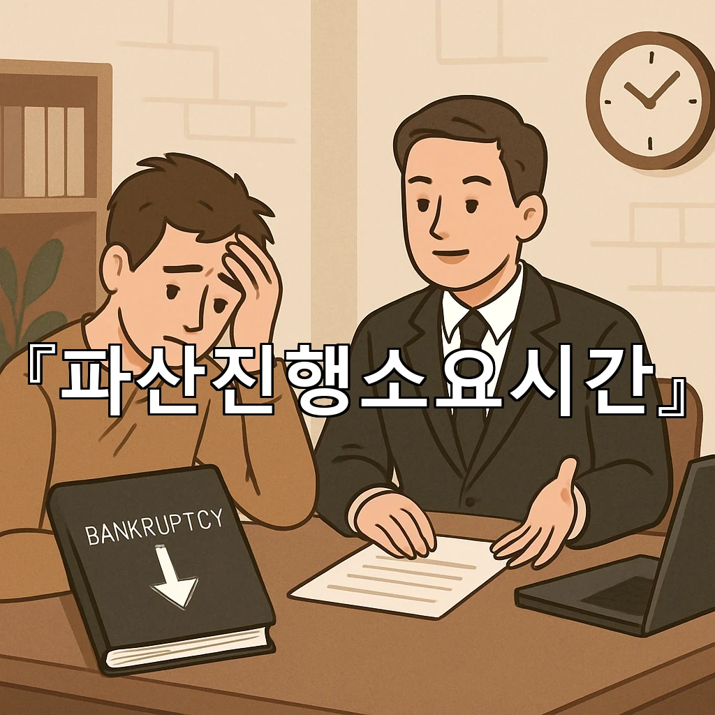 파산진행소요시간 알고 보면 기다림이 줄어드는 절차별 이해